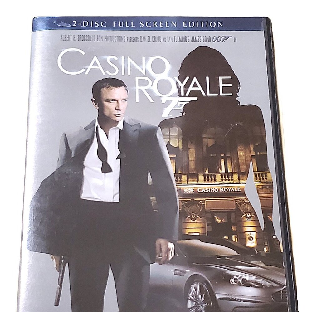 “Casino Royale” (2006) – 2-Disc Full-Screen Edition DVD (Daniel Craig)